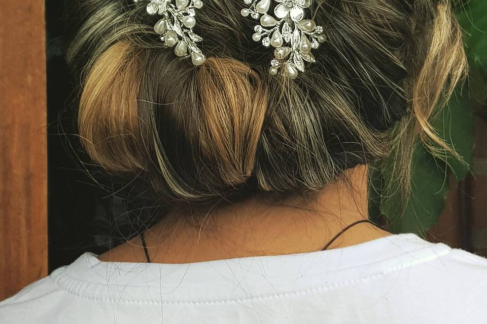 Peinado novia clásica