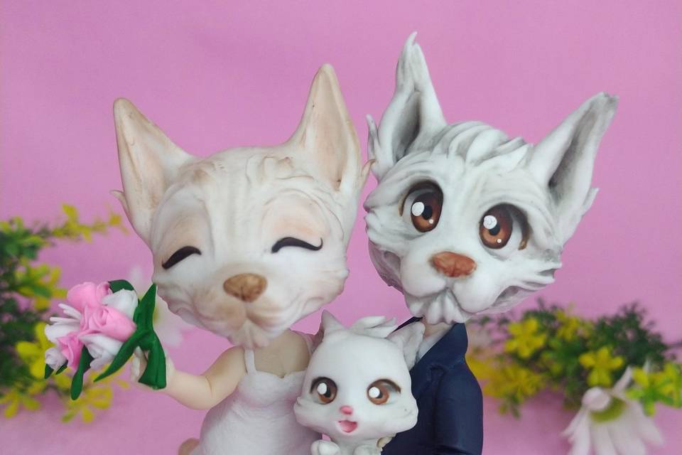Novios forros de 15cm