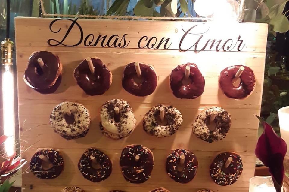 ¿Y unas donas en la boda?