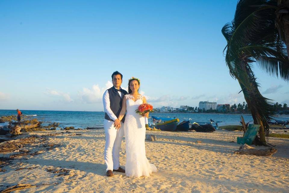 Boda en la playa