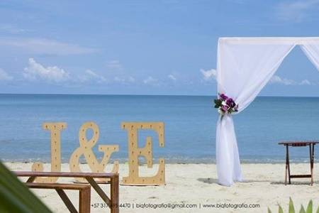 Matrimonio en la playa Cartage
