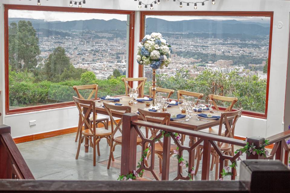Vista sobre Bogotá