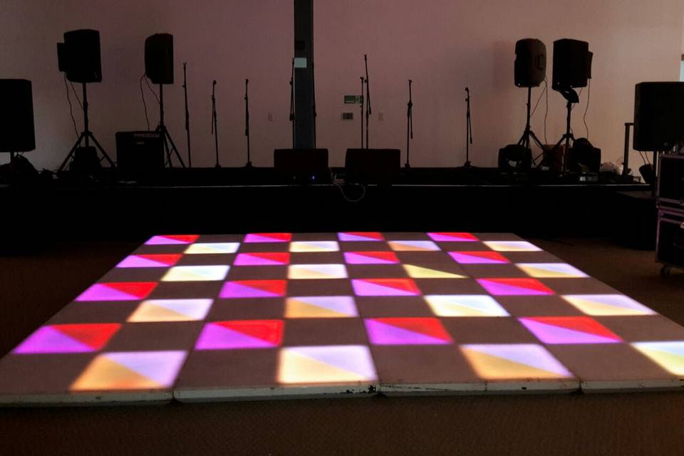 Pista de baile led