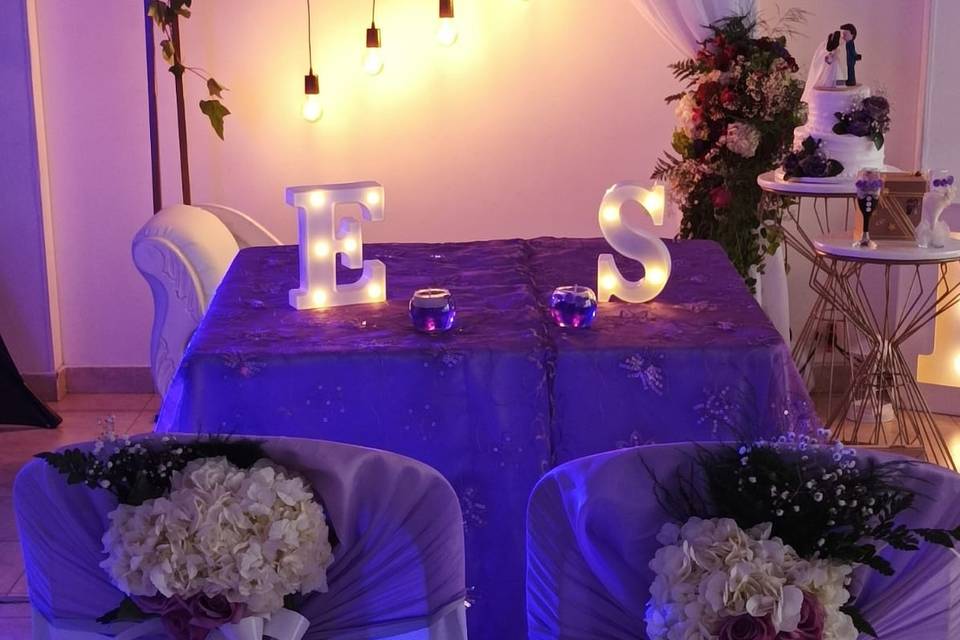 Boda en salón