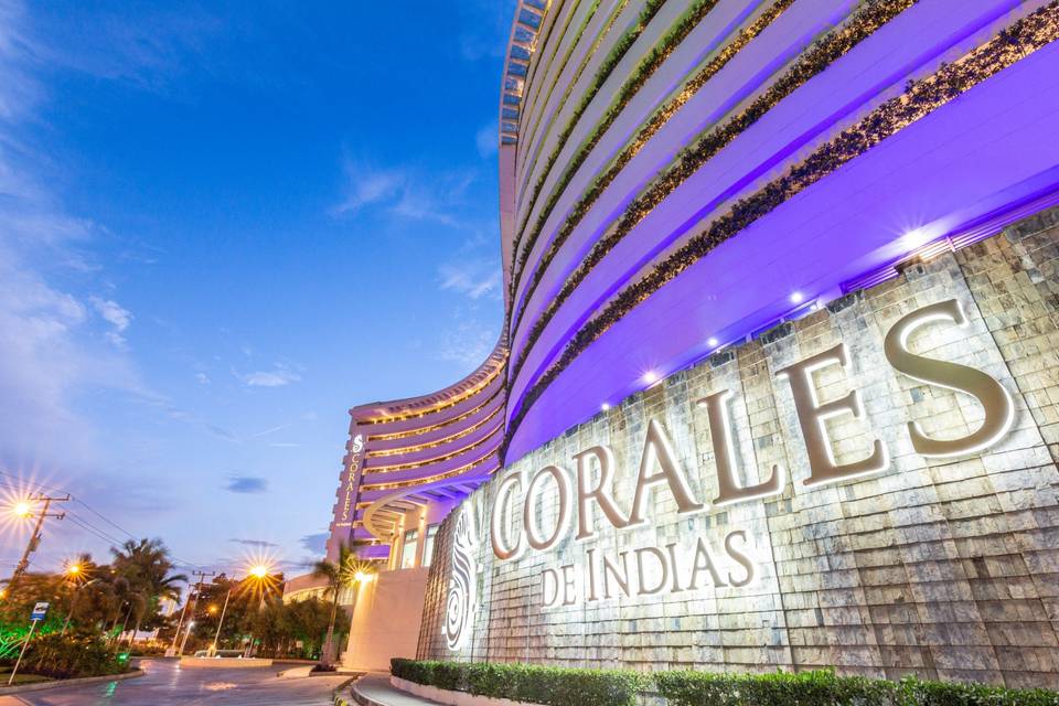 Fachada Hotel Corales de India