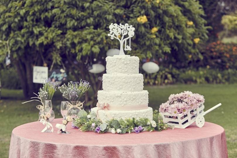 Ponqué de boda