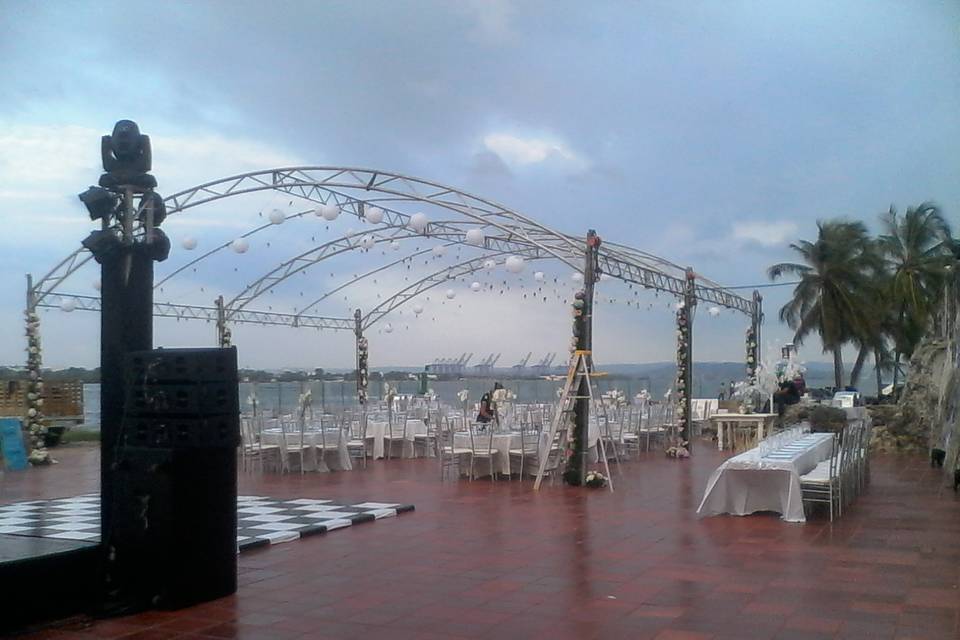 Boda Club Naval de oficiales