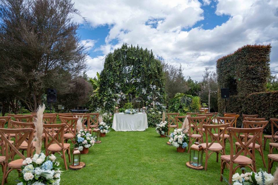 Ceremonia al aire libre