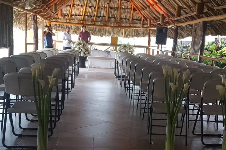 Ceremonia kiosko caribbean
