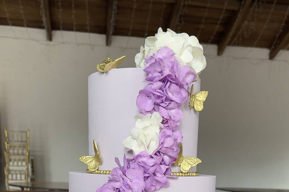 Torta 3 pisos en ganache