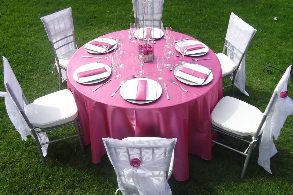 Mantel palo de rosa