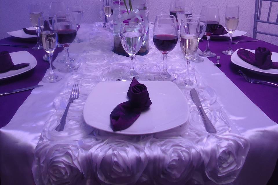 Camino en rose blanco
