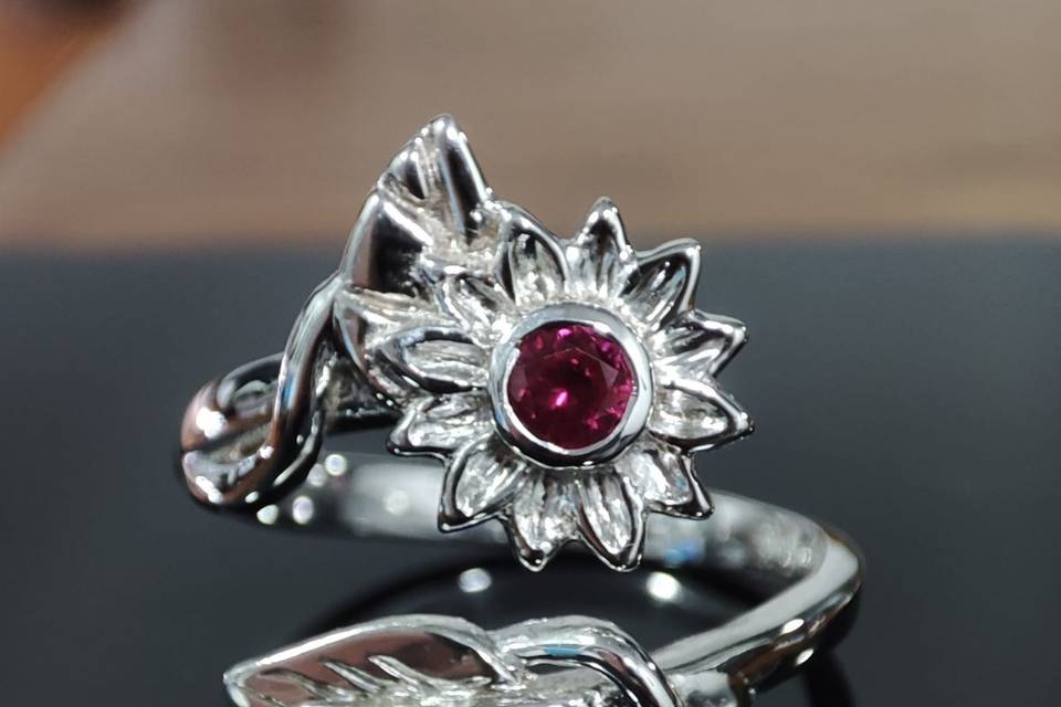 Anillo quince Flower