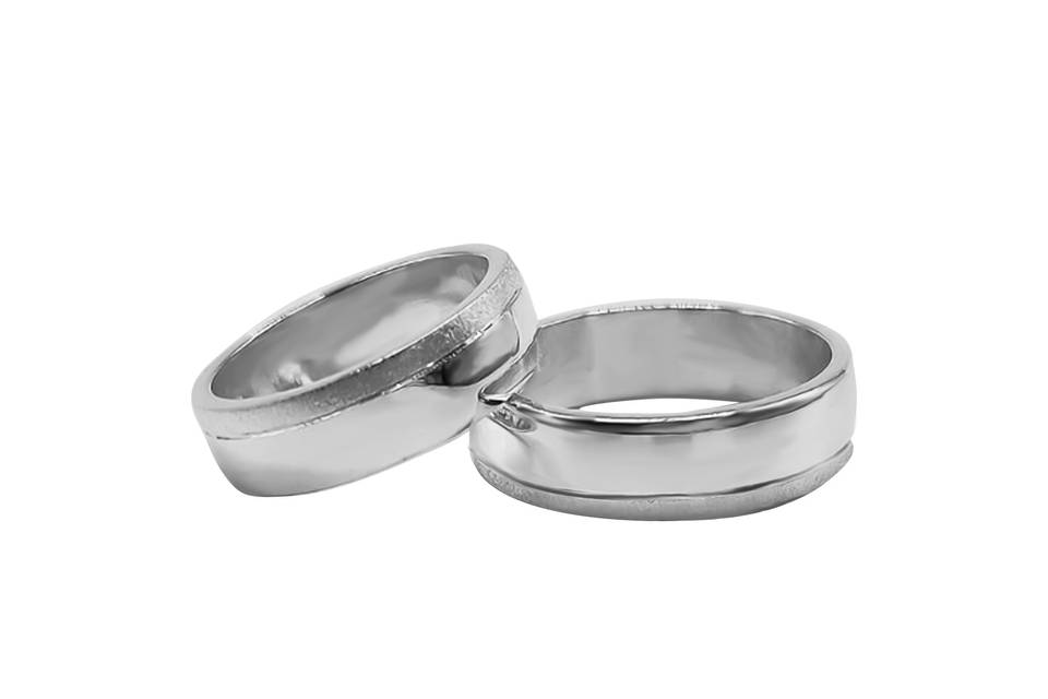 Argollas matrimonio plata