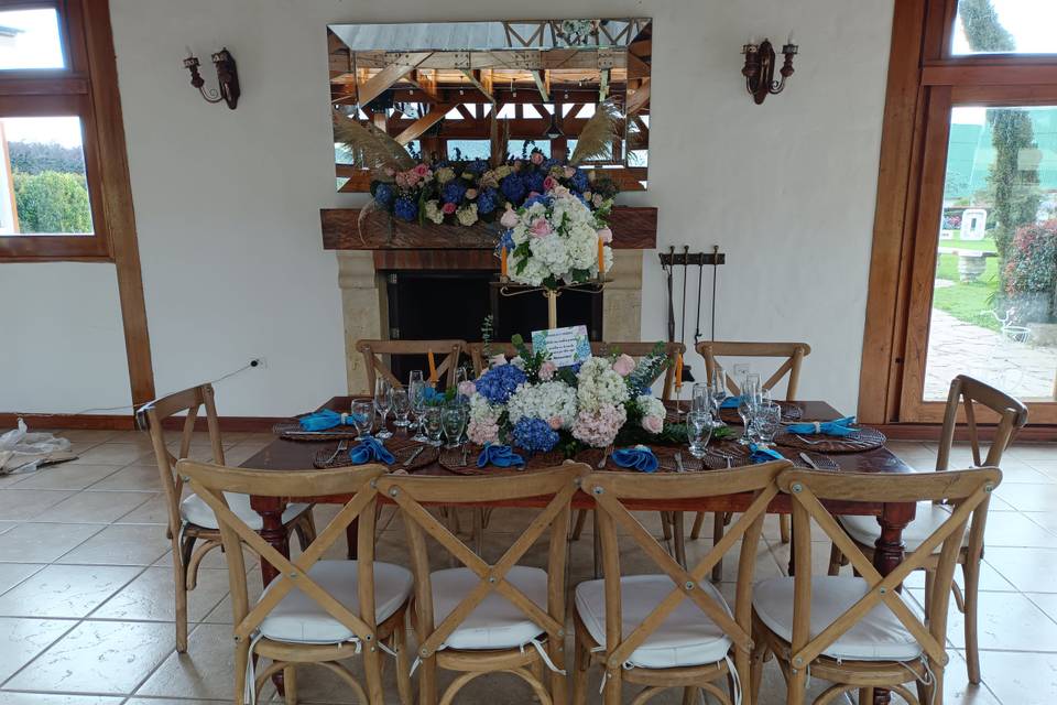 Decoración de recepción bodas