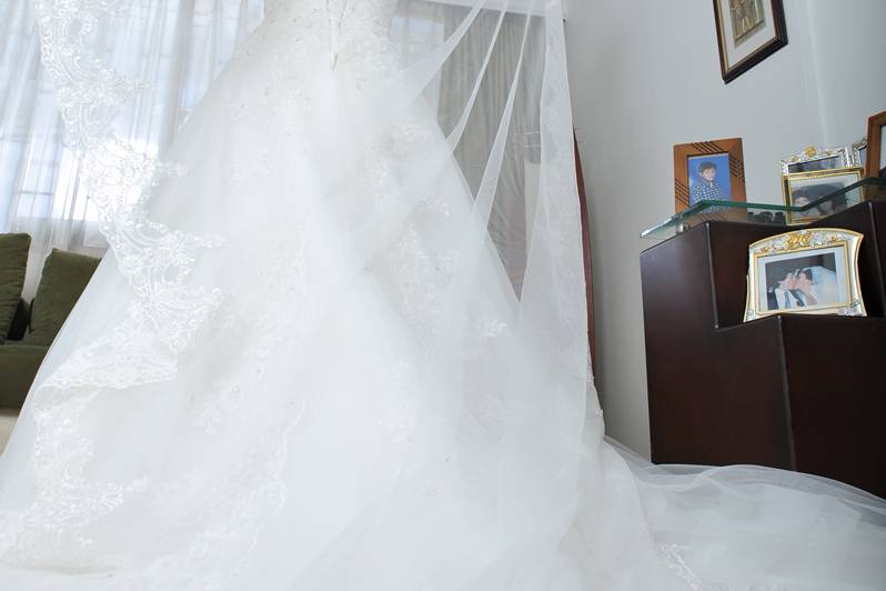 El vestido de Diana en su boda