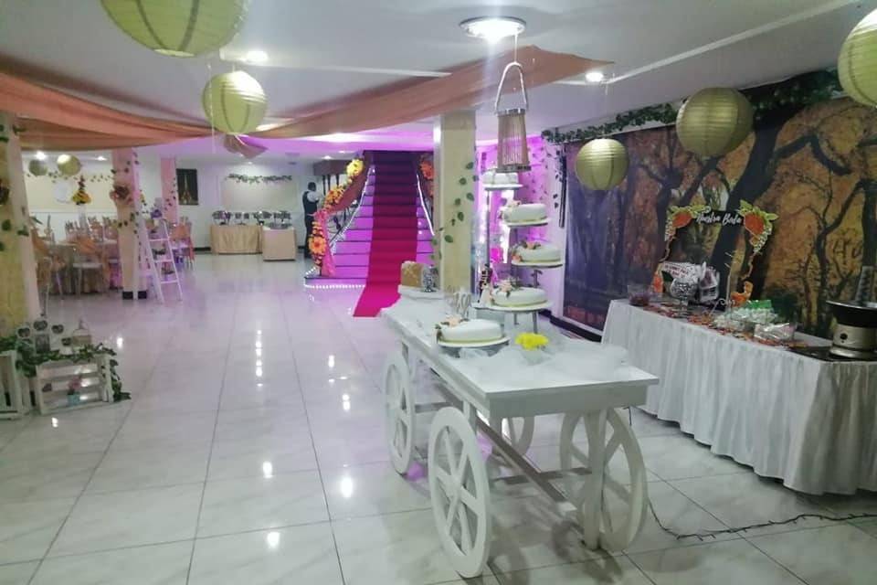 Salón para el evento