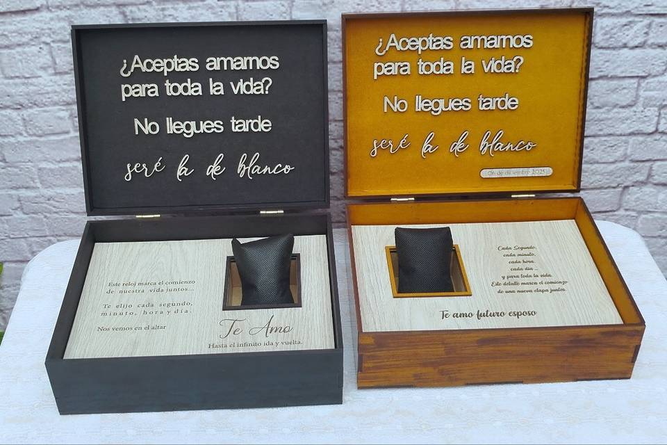 Caja para reloj de compromiso