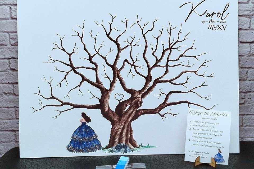 árbol de huellas