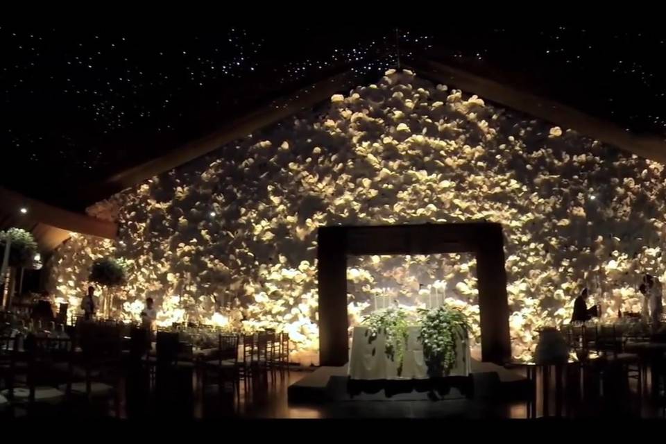 Renta de mobiliario y luces para evento