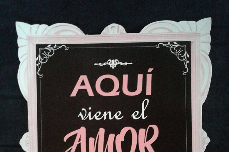 Carteles boda