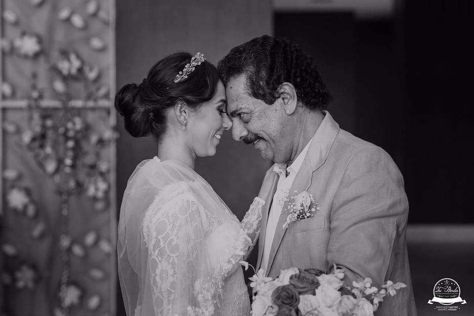 Papá y novia