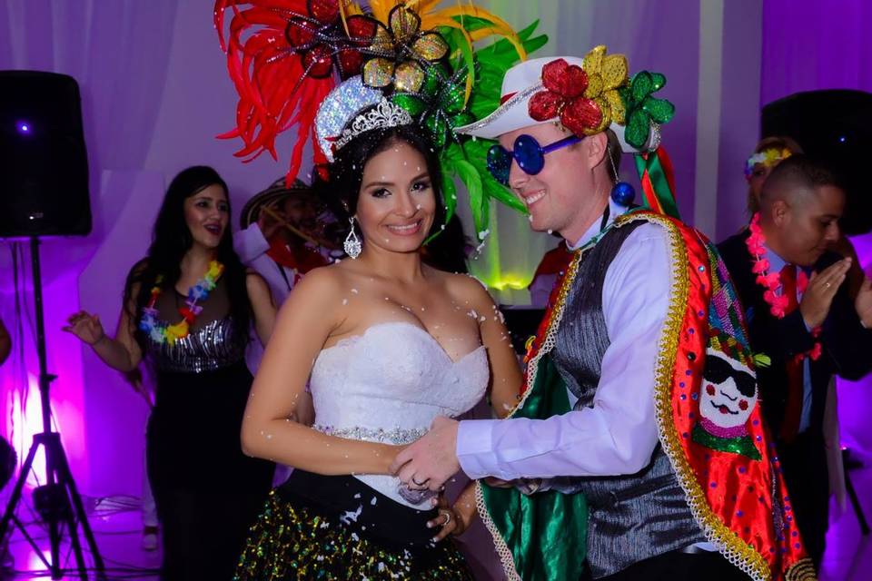 Boda carnavalera