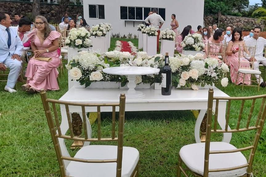 Boda en el prado