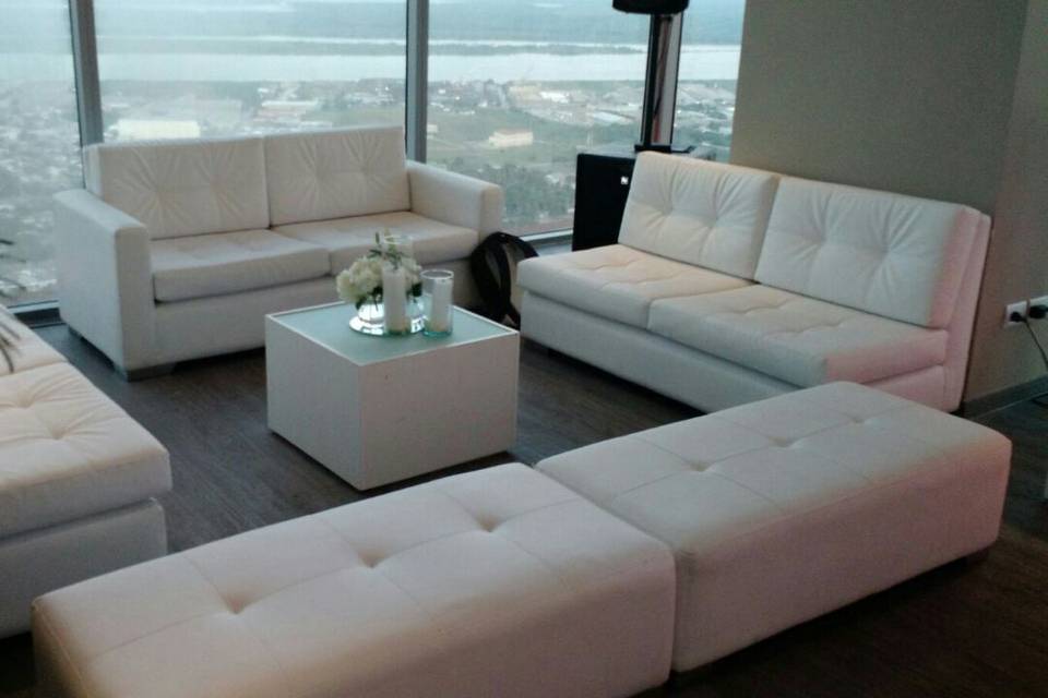 Salas lounge blanco
