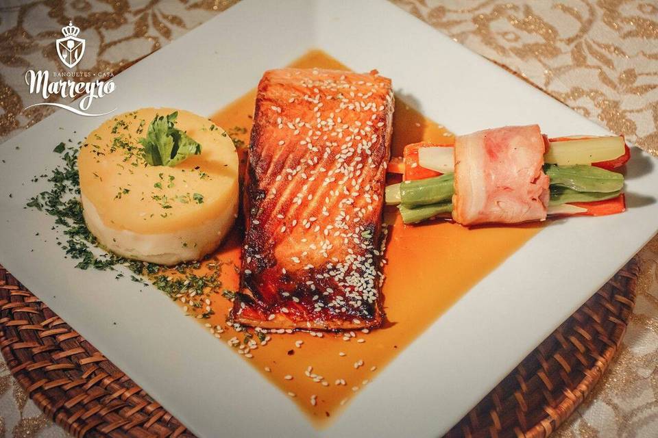 Salmon a la teriyaki