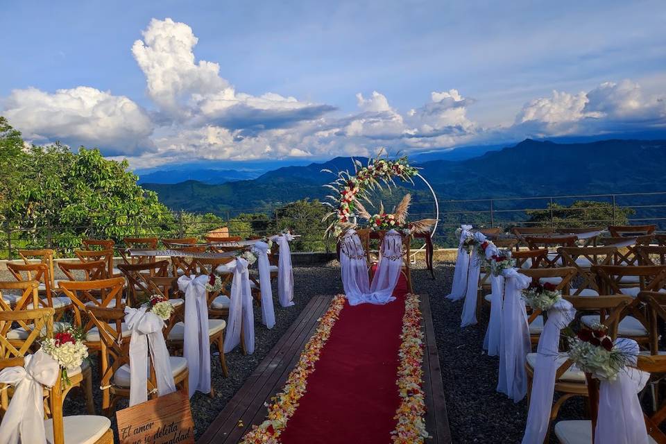 Ceremonia al aire libre