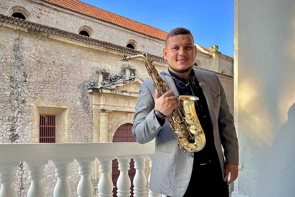 Saxofonista Carlos Mario Guerrero