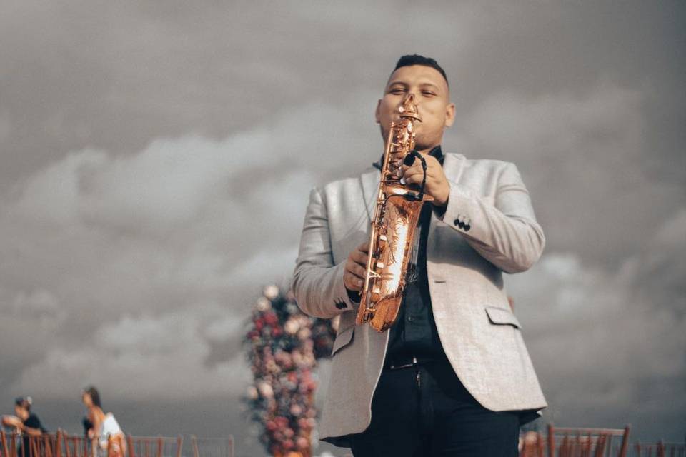 Saxofonista Carlos Mario Guerrero