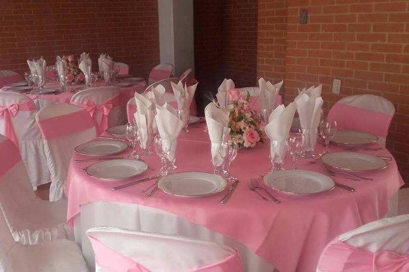 Primera comunion rosa