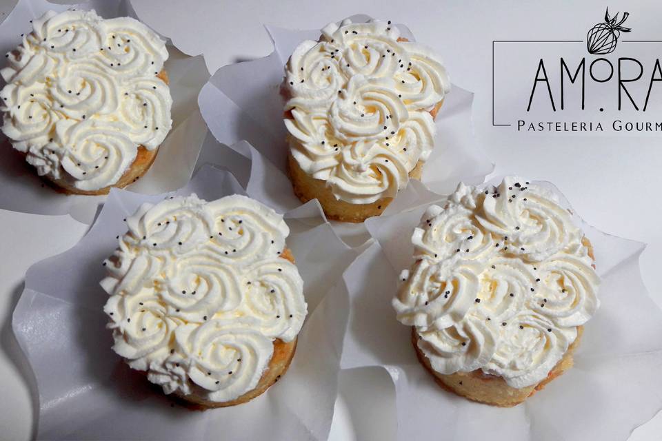 Cupcake dama blanca