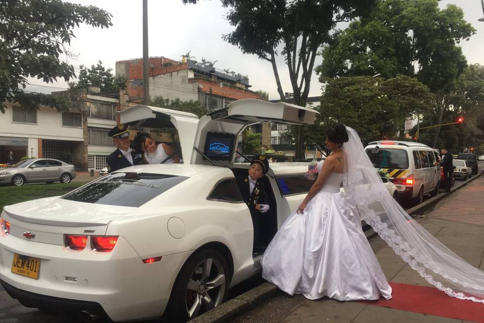 Novios felices