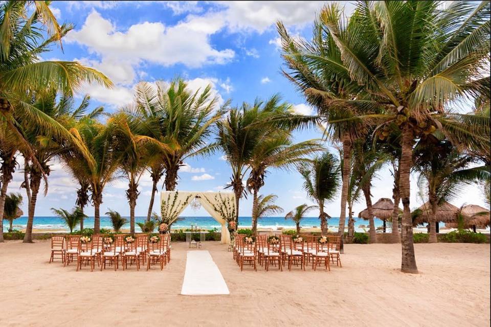 Boda en la playa