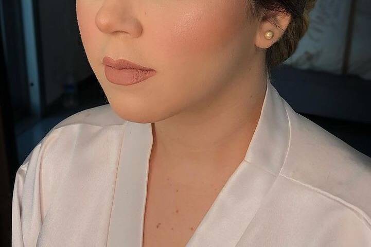 Maquillaje novia marcado