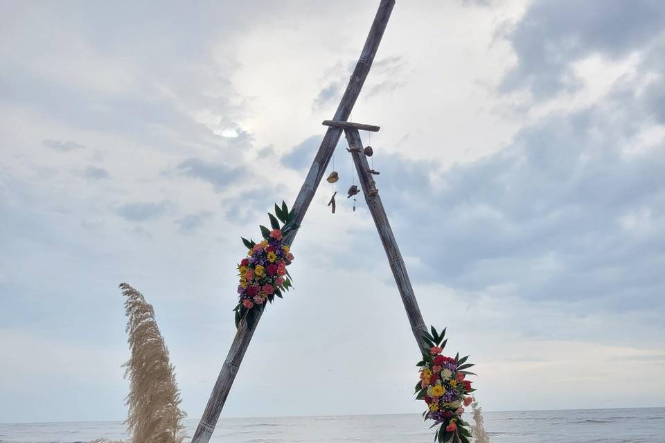 Decoración para ceremonia.