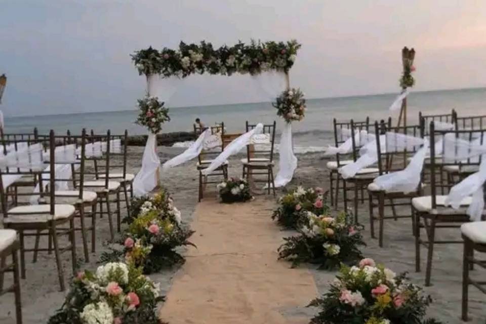 Boda en playa