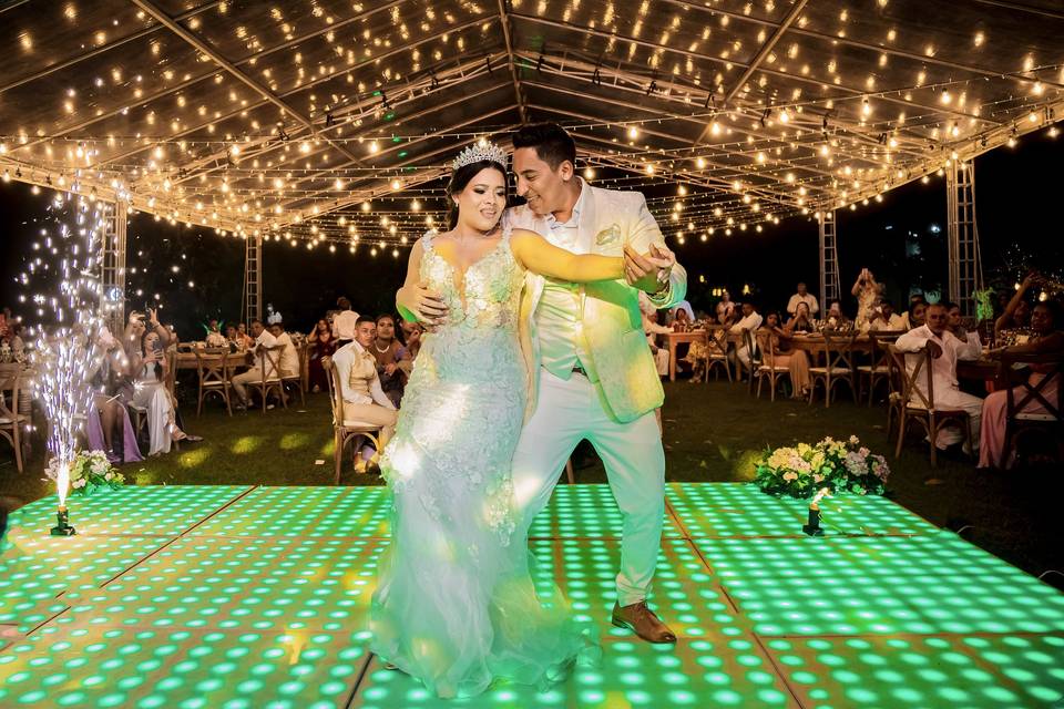 Pista de baile led