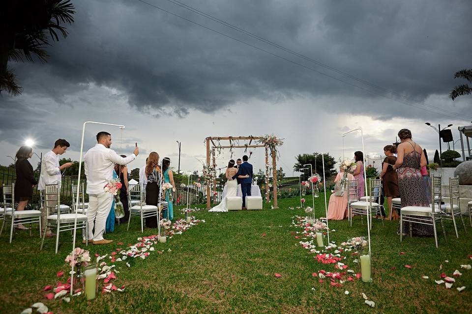 Boda en sitio