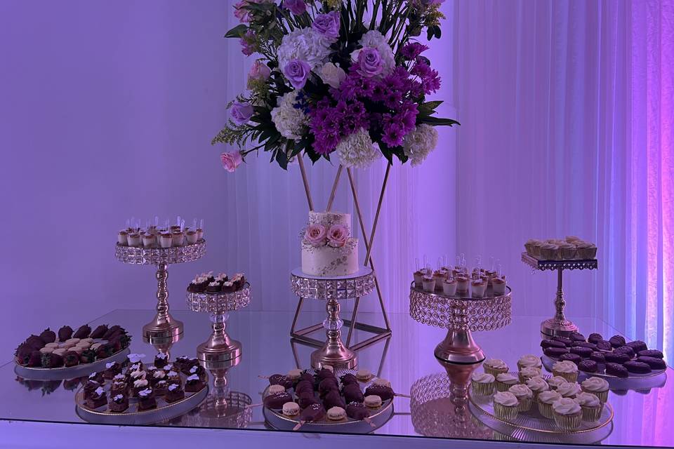 Mesa de postres boda