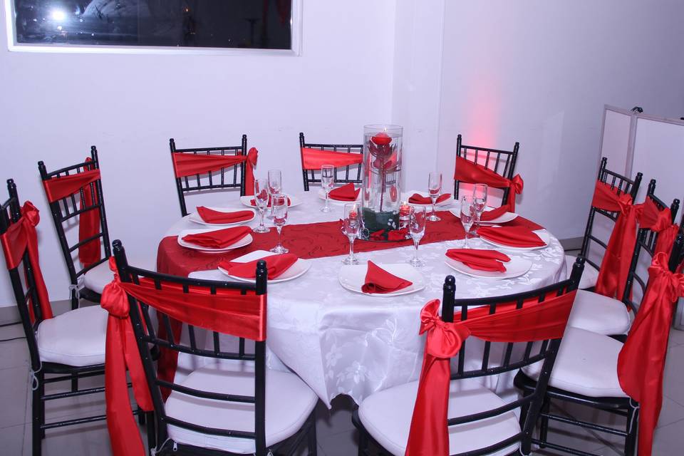 Decoracion rojo