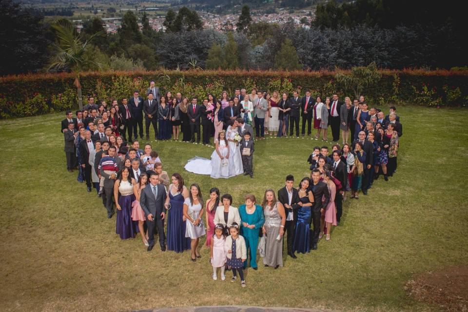 Todos juntos para la foto