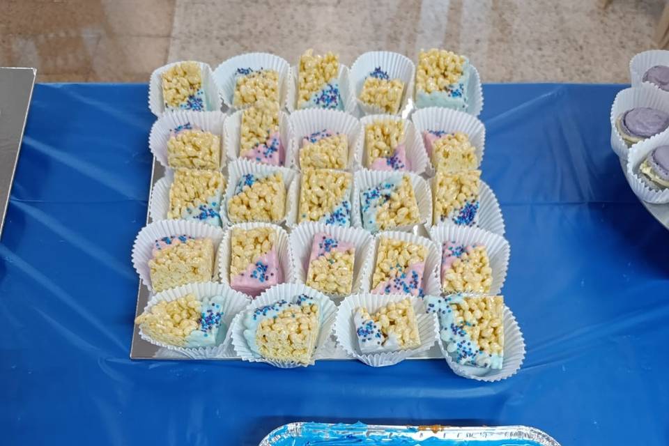 Pastel 3 leches y rice krispy