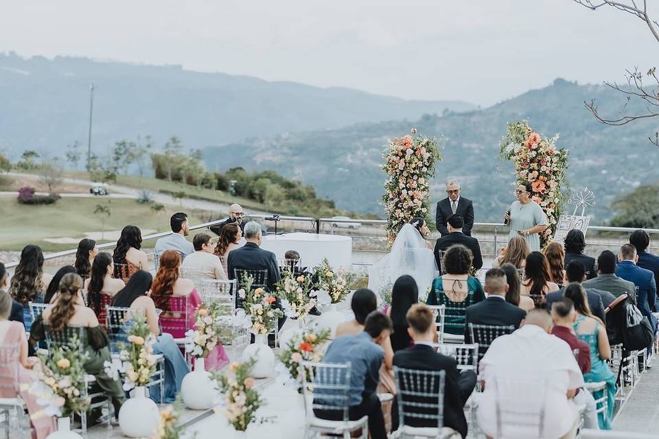 Ceremonia al aire libre