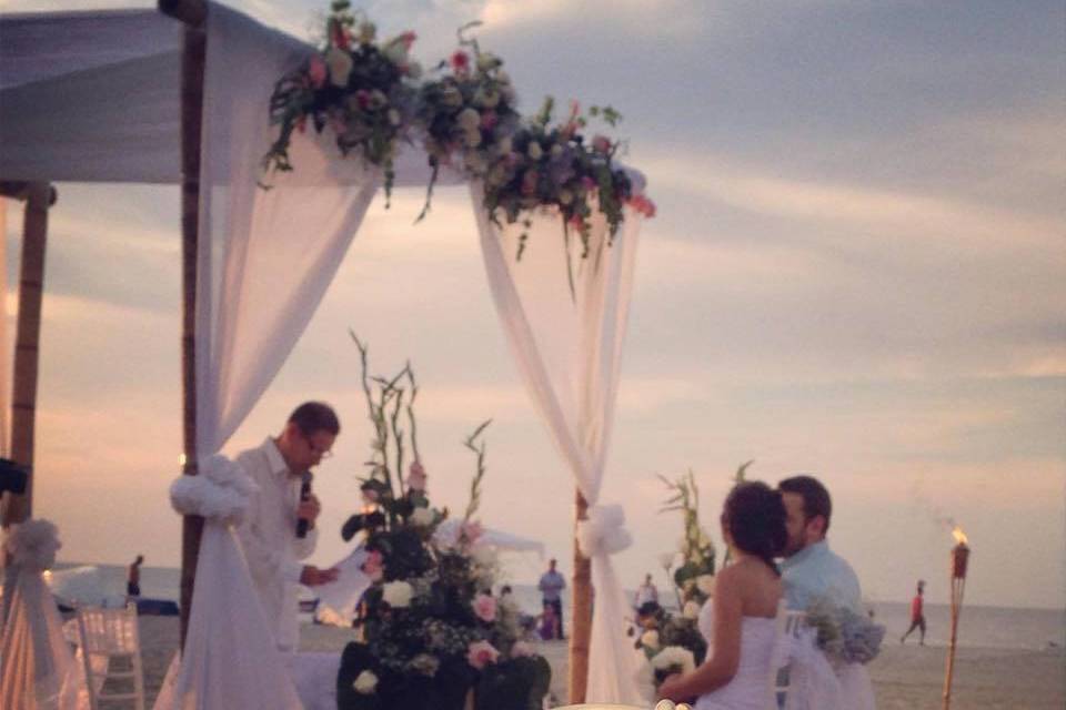 Ceremonia matrimonio playa