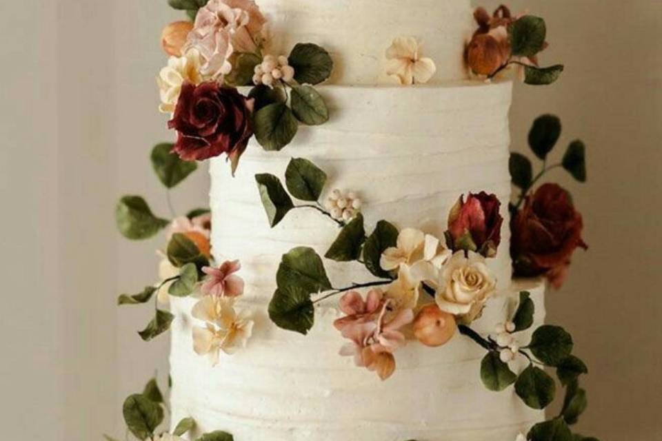 Pastel de boda, diseño exclusivo