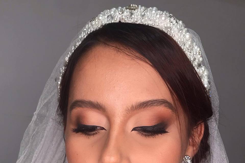 Maquillaje novia moderna